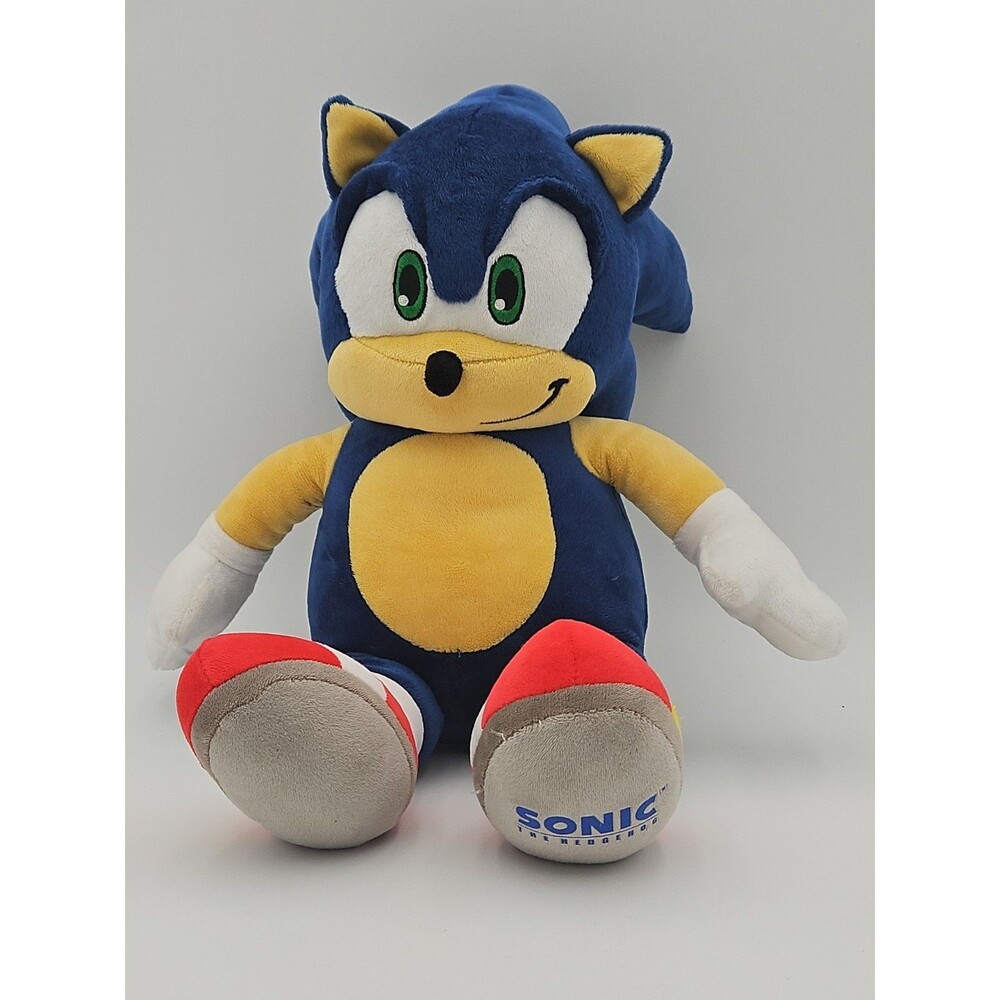 Build A Bear Sonic the Hedgehog Plush 2016 Retired Sega 18" Stuffed Animal